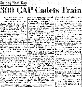 Civil Air Patrol; 300 CAP cadets train